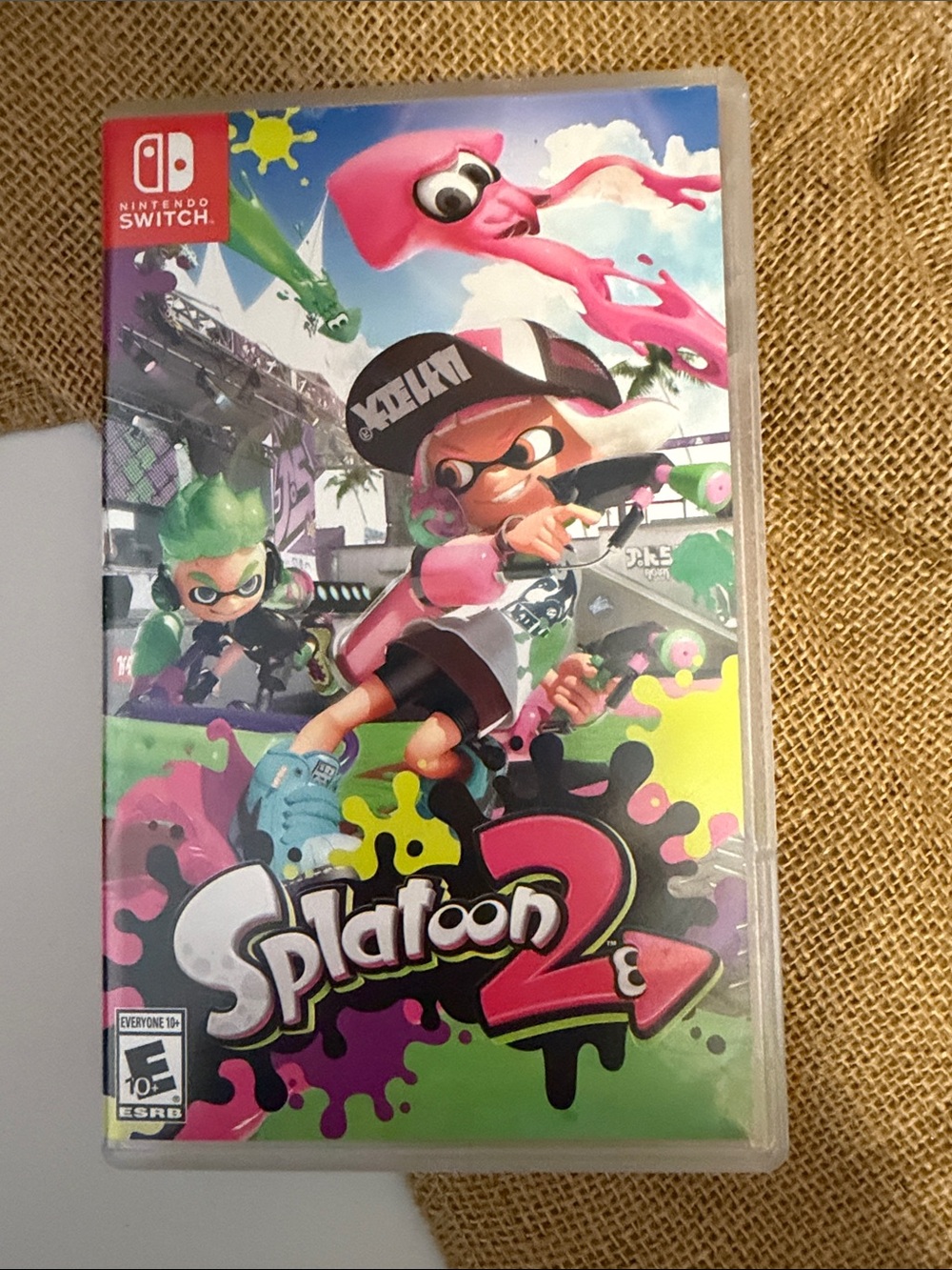 Nintendo switch Game Case ONLY NO GAME SPLATOON 2